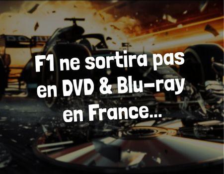 F1 – Le Film : pas de Blu-ray en France, le couperet est tombé...