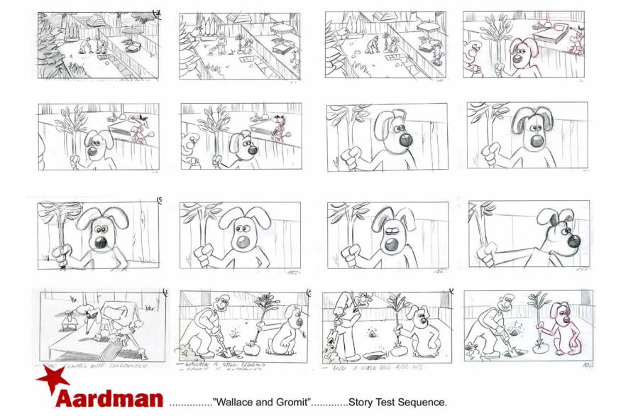 Wallace Gromit James O'Shea Scenario Storyboard Wallace Gromit James O'Shea Scenario Storyboard