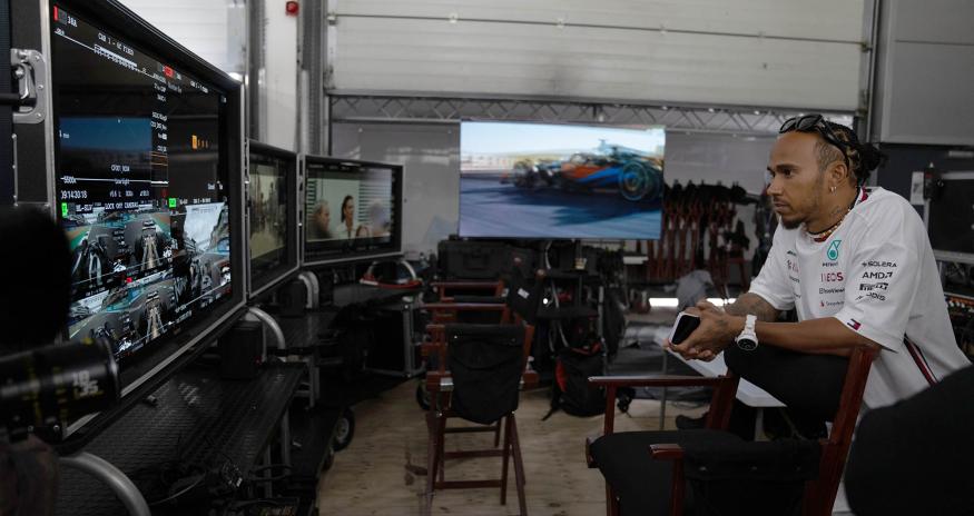 F1 Lewis Hamilton Tournage SFX F1 Lewis Hamilton Tournage SFX