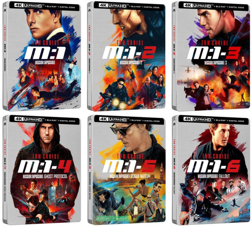 coffrets steelbook mission impossible coffrets steelbook mission impossible