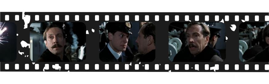 Titanic scène coupée Bruce Ismay panique pont du Titanic Titanic scène coupée Bruce Ismay panique pont du Titanic