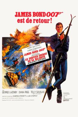 Affiche du film James Bond 007 Au service secret de Sa Majesté