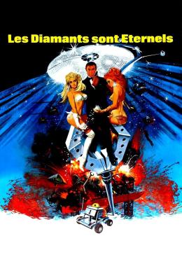 Affiche du film James Bond 007 Les diamants sont éternels