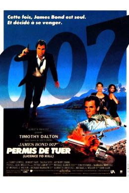 Affiche du film James Bond 007 Permis de tuer