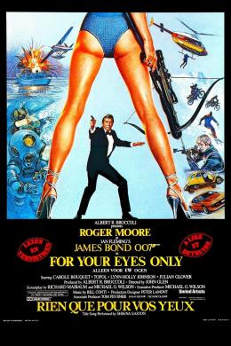 Affiche du film James Bond 007 Rien que pour vos yeux