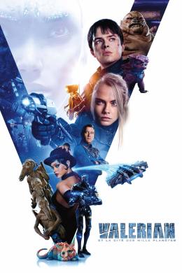 Affiche du film Valérian et la Cité des Mille Planètes