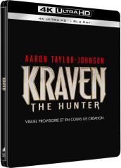 Kraven the Hunter 4K Ultra HD + Blu-ray - Boîtier SteelBook limité