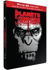 La Planète des Singes : L'Affrontement Combo Blu-ray 3D + Blu-ray + DVD - Édition Limitée boîtier SteelBook