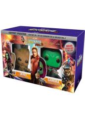 Les Gardiens de la Galaxie Vol. 2 COFFRET Prestige - Blu-ray 3D + Blu-ray 2D + Figurines - Exclusive Amazon.fr