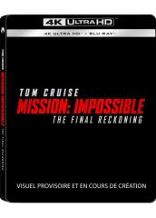 Mission : Impossible - The Final Reckoning 4K Ultra HD + Blu-ray + Blu-ray bonus - Boîtier SteelBook limitée