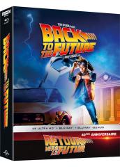 Retour vers le futur Édition collector limitée - 4K Ultra HD + Blu-ray + Blu-ray bonus + goodies - Boîtier SteelBook