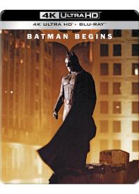 The Dark Knight Batman Begins 4K Ultra HD + Blu-ray + Blu-ray bonus - Édition boîtier SteelBook