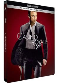 James Bond 007 Casino Royale 4K Ultra HD + Blu-ray - Édition boîtier SteelBook