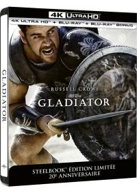 Gladiator 4K Ultra HD + Blu-ray - Édition boîtier SteelBook 20ème anniversaire