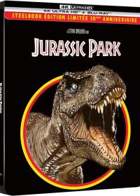 Jurassic Park 4K Ultra HD + Blu-ray - Édition boîtier SteelBook 30ème anniversaire