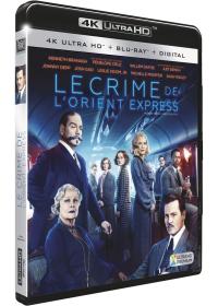 Hercule Poirot (Kenneth Branagh) Le crime de l'Orient-Express 4K Ultra HD + Blu-ray + Digital HD