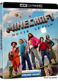 Minecraft, le film Édition limitée spéciale E.Leclerc - SteelBook exclusif - 4K Ultra HD + Blu-ray