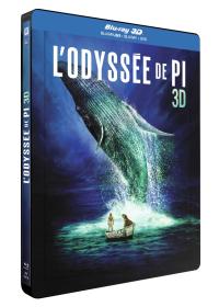 L'odyssée de Pi Combo Blu-ray 3D + Blu-ray + DVD - Édition boîtier SteelBook