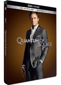 James Bond 007 Quantum of Solace 4K Ultra HD + Blu-ray - Édition boîtier SteelBook