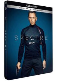 James Bond 007 Spectre 4K Ultra HD + Blu-ray - Édition boîtier SteelBook