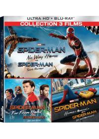 Spider-Man : Far From Home Collection 3 Films Ultra HD + Blu-ray