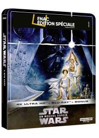 Star Wars Episode IV - Un Nouvel Espoir / La guerre des étoiles Edition spéciale Fnac - Boîtier SteelBook collector + Blu-ray + Blu-ray bonus exclusif