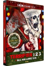 Terrifier 2 Coffret &eacute;dition collector sp&eacute;cial No&euml;l - 4K Ultra HD + Blu-ray - Bo&icirc;tier SteelBook
