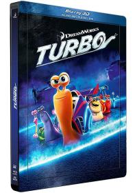 Turbo Combo Blu-ray 3D + Blu-ray + DVD - Édition boîtier SteelBook
