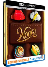 Wonka Édition limitée spéciale E.Leclerc - SteelBook exclusif - 4K Ultra HD + Blu-ray