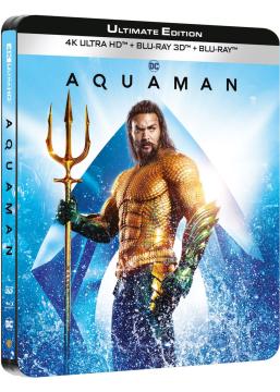 Aquaman 4K Ultra HD + Blu-ray 3D + Blu-ray - Édition Limitée SteelBook