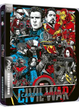 Captain America : Civil War Mondo SteelBook - 4K Ultra HD + Blu-ray