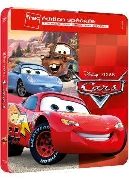 Cars : Quatre roues Édition limitée exclusive FNAC - Boîtier SteelBook - Blu-ray + DVD