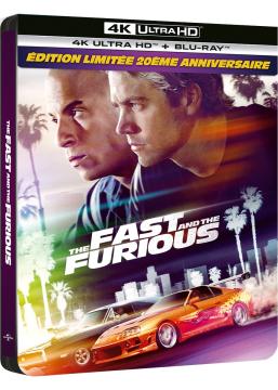 Fast & Furious 4K Ultra HD + Blu-ray - Édition boîtier SteelBook 20ème anniversaire