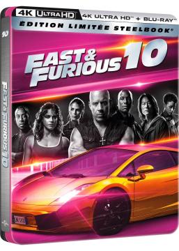Fast & Furious X 4K Ultra HD + Blu-ray - Édition boîtier SteelBook