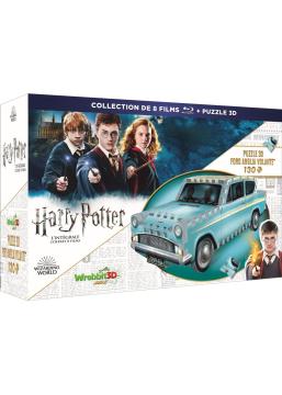 Harry Potter à l'école des sorciers Coffret intégrale avec Puzzle 3D Ford Anglia