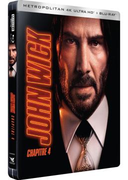 John Wick : Chapitre 4 Édition Limitée SteelBook 4K Ultra HD + Blu-ray