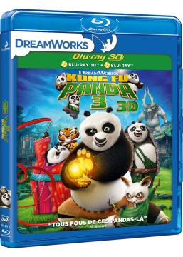 Kung Fu Panda 3 Blu-ray 3D + Blu-ray + DVD + Digital HD