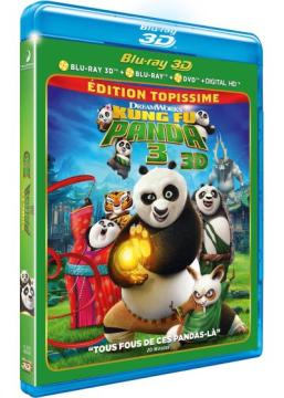 Kung Fu Panda 3 Edition Topissime - Blu-ray 3D + Blu-ray + DVD + Digital HD