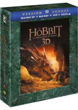 Le Hobbit : La Désolation de Smaug Version longue - Blu-ray 3D + Blu-ray + DVD + Copie digitale