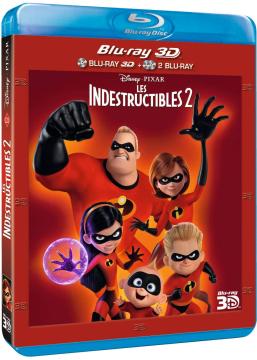 Les Indestructibles 2 Blu-ray 3D + Blu-ray 2D + Blu-ray bonus