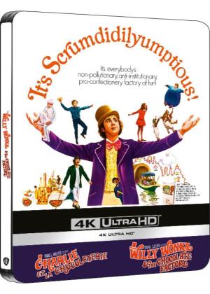 Charlie et la Chocolaterie Blu-ray 4K Ultra HD - Édition SteelBook limitée
