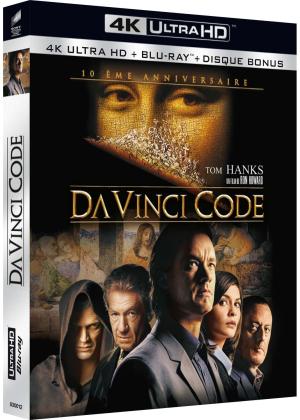 Da Vinci Code 4K Ultra HD + Blu-ray + Blu-ray bonus - Édition 10ème anniversaire