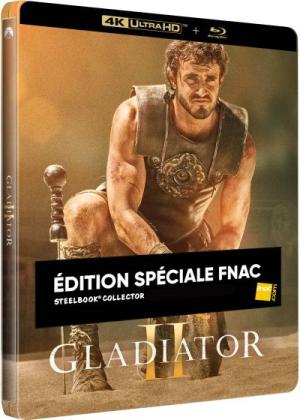 Gladiator II Exclusivité FNAC boîtier SteelBook - 4K Ultra HD + Blu-ray