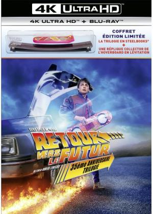 Retour vers le futur Coffret Edition 35ème anniversaire -  édition limitée "Hoverboard" - Steelbook 4K Ultra HD + Blu-ray + Hoverboard en lévitation