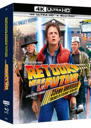 Retour vers le futur Coffret 4K Ultra HD + Blu-ray - Édition boîtier SteelBook 35ème anniversaire