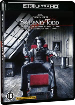 Sweeney Todd : Le Diabolique Barbier de Fleet Street 4K Ultra HD + Blu-ray