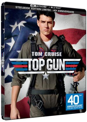 Top Gun 4K Ultra HD + Blu-ray - &Eacute;dition bo&icirc;tier SteelBook&reg; 40&egrave;me anniversaire